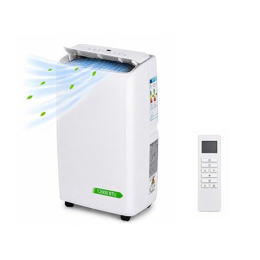 Kooper - Blanco - Aire Acondicionado Portátil 12000 Btu - Deshumidificador - Ventilador - homidiscount