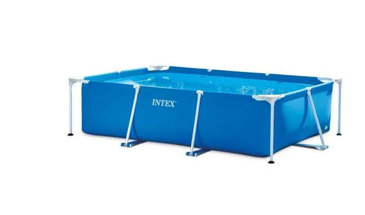 Piscina desmontable tubular INTEX - Metal Frame - 260 x 160 x 65 cm - Rectangular - homidiscount