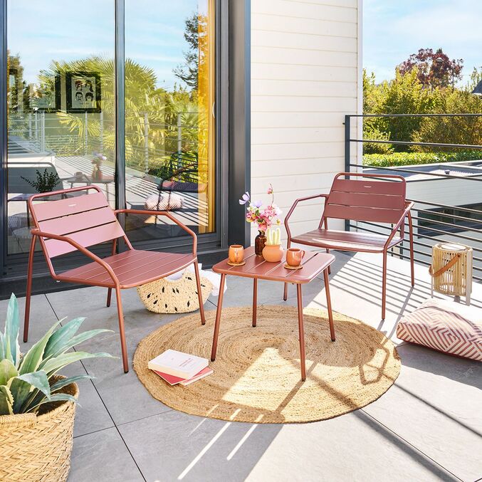 Conjunto de jardín PHUKET Caoba - homidiscount